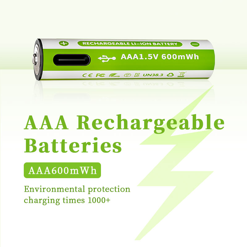 fast charge AA recharge battery lithium usb battery for Camera