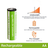 4pcs Pack AA Rechargeable Battery aa logo brand custom