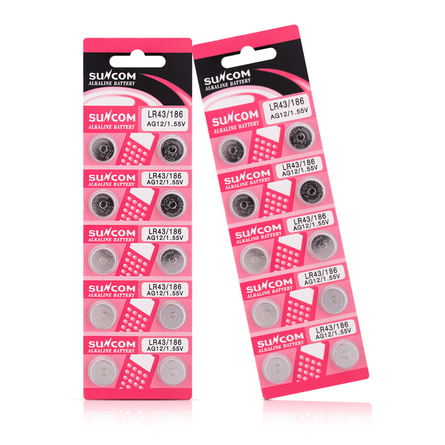 AG12/LR43 Dry Lock Alkaline Button Battery