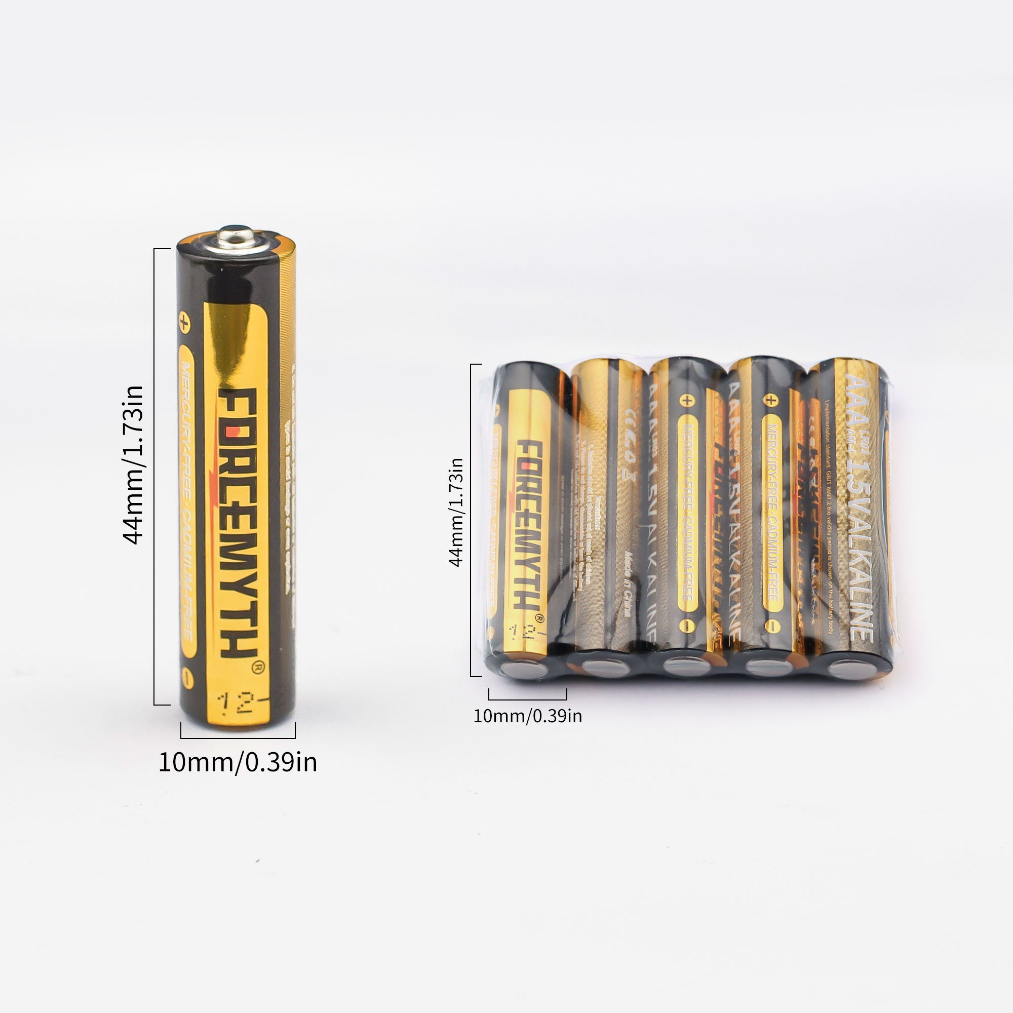 High Quality 1.5V AAA LR03 Alkaline Battery For Toys