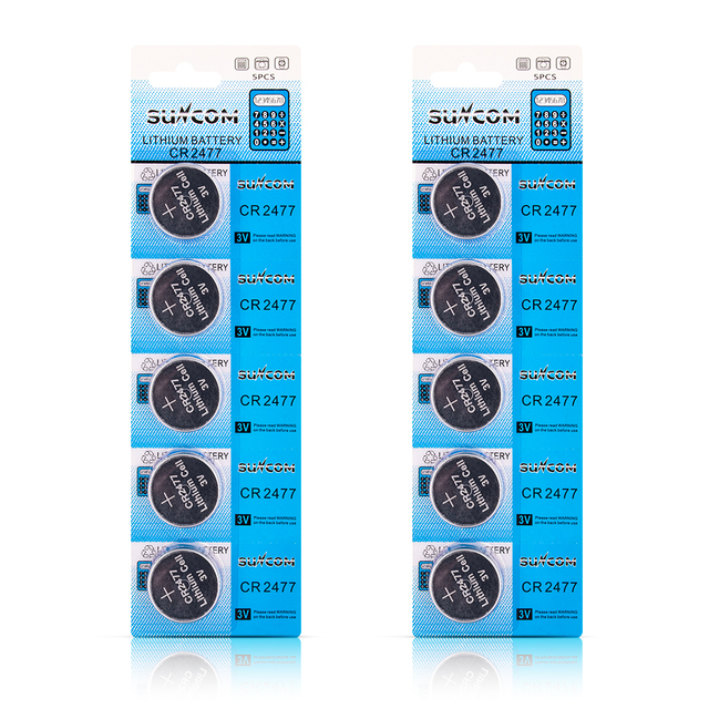 CR2477 3v 220mAh Alkaline Button Battery