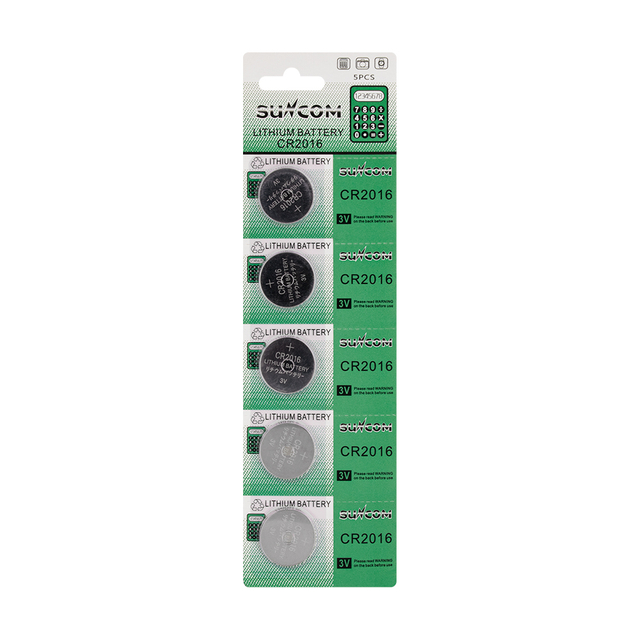 3V 85mah CR2016 Lithium Button Batteries