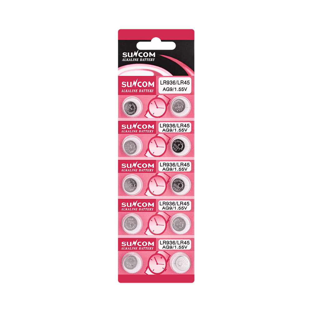 Non-recyclable LR936 Toy Alkaline Button Battery