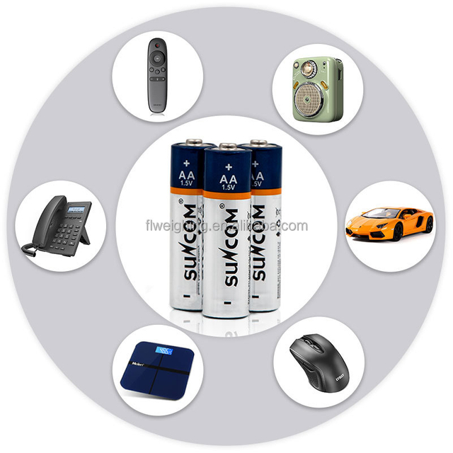 1.5V LR6 AA Long Lasting TV Alkaline Battery