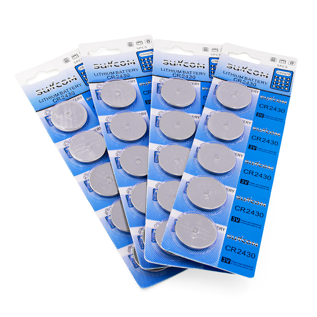 CR2430 Lithium 3v 220mAh button cell battery