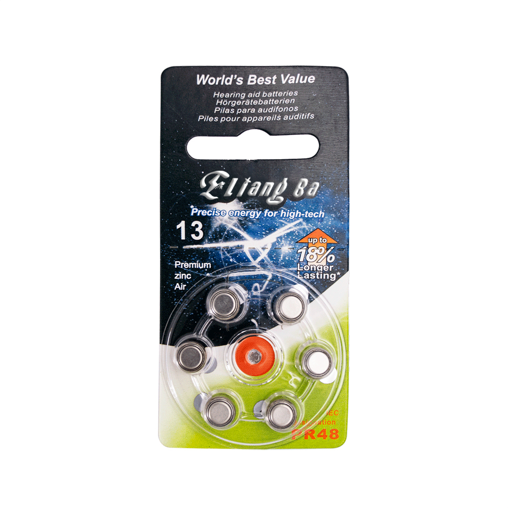 Hot sale zinc air Button Cell A13 Battery