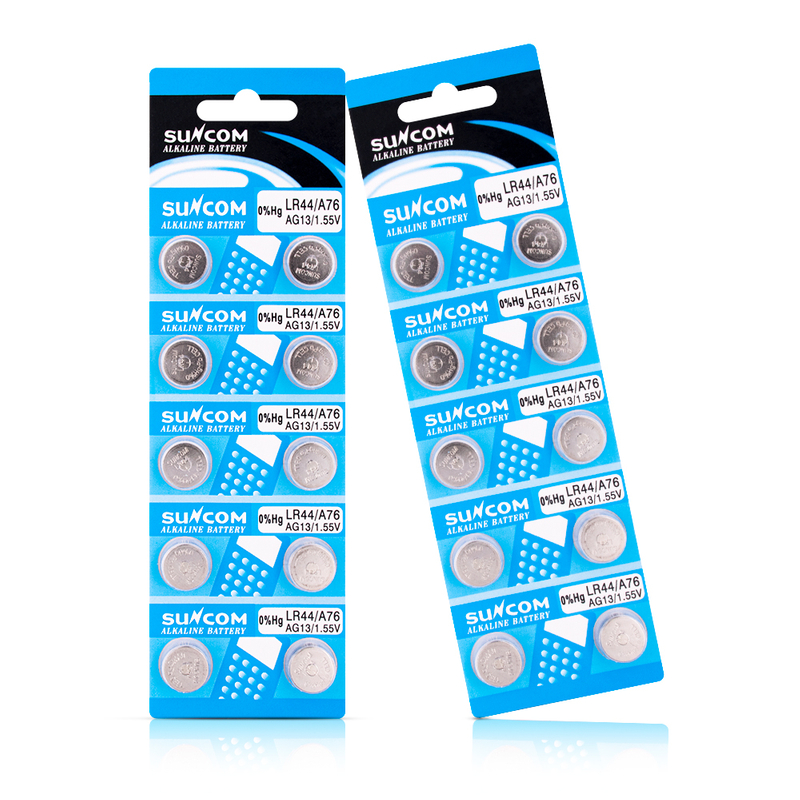 AG13 LR44 Manganese Watch Alkaline Button Battery