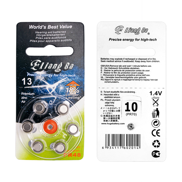 Hot sale zinc air Button Cell A13 Battery