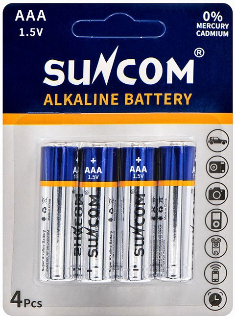 Household AAA Eco-friendly Alkaline Batteries