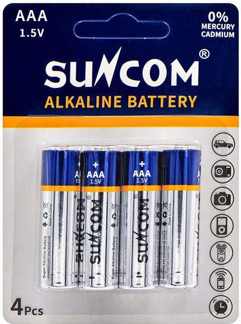AAA 1.5v Smoke Alarm Cadmium-free Alkaline Dry Battery
