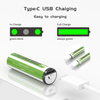 AA rechargeable batteries 1.5V USB Type-C lithium 2500mWh