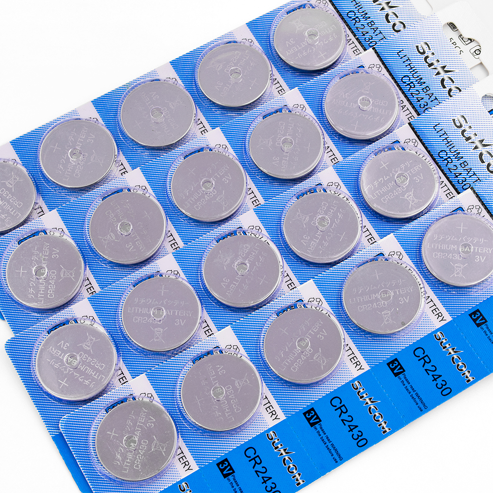 CR2430 Lithium 3v 220mAh button cell battery