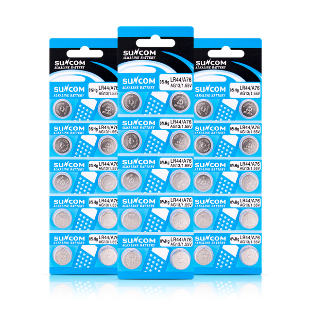 AG13/LR44 Manganese Watch Alkaline Button Battery