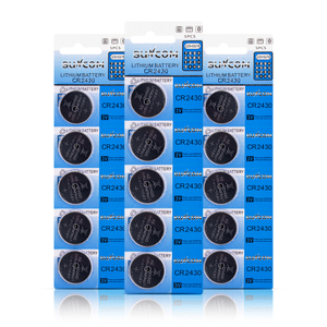 CR2430 3v 220mAh button Lithium cell battery 