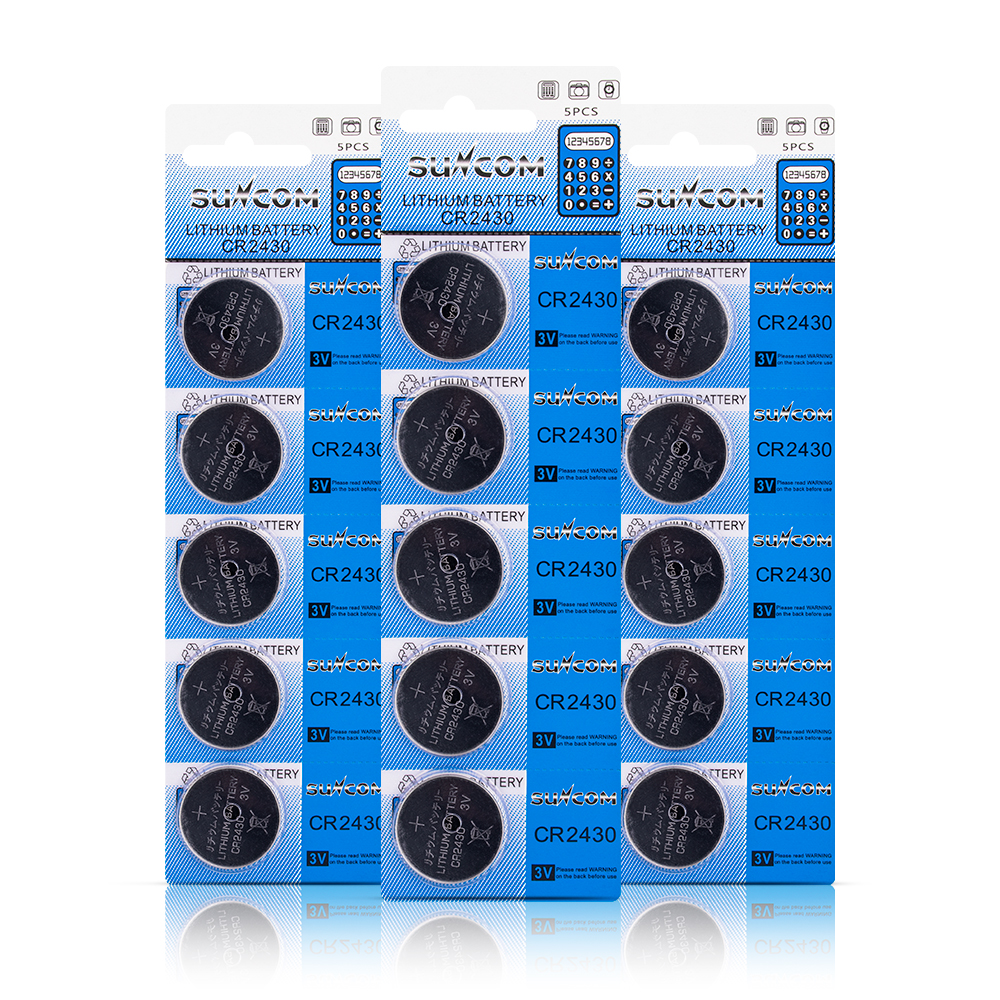 CR2430 Lithium 3v 220mAh button cell battery