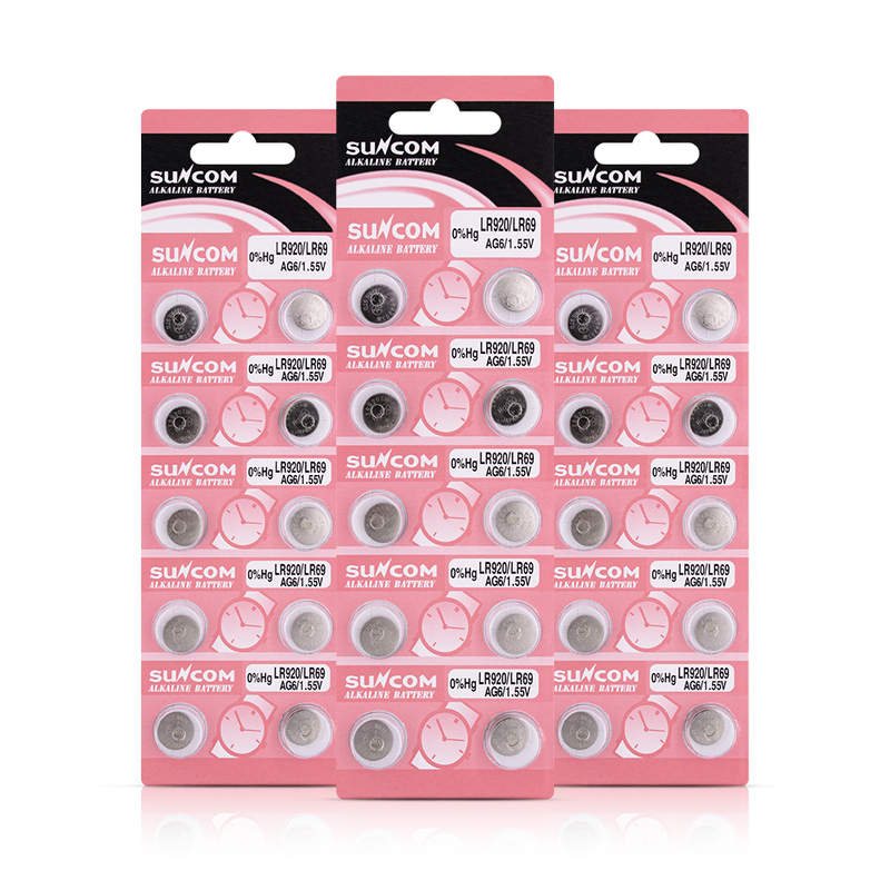 AG6 LR920 Manganese Lock Alkaline Button Cell